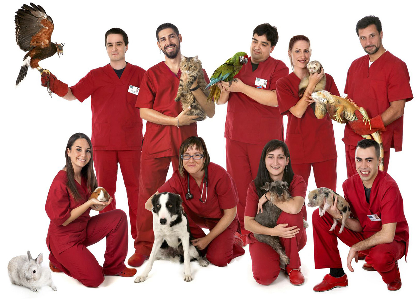 L'equip de Zoològic Veterinaris